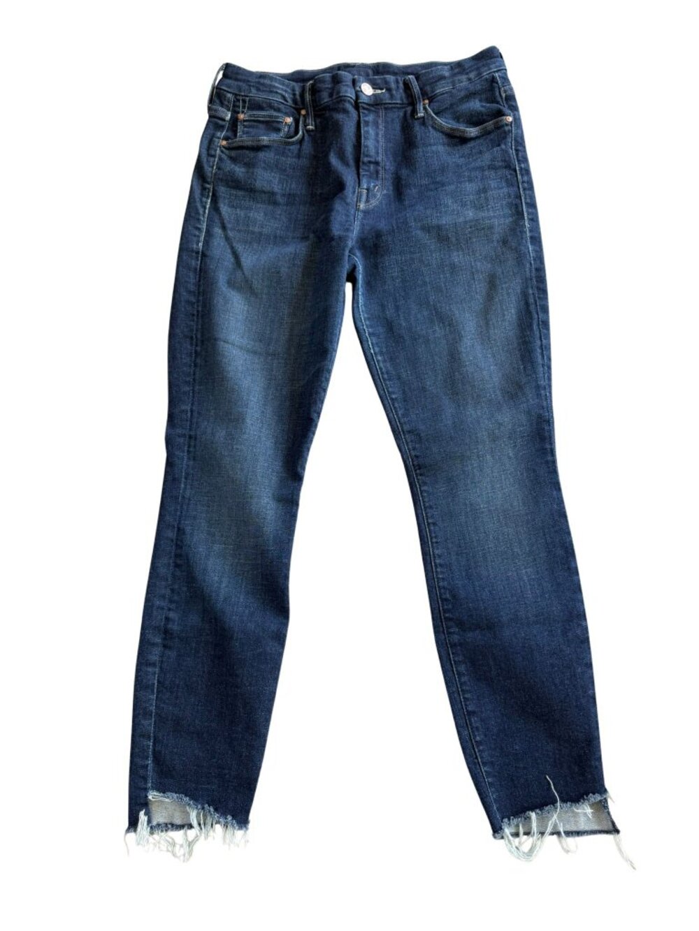 MOTHER The Looker Ankle Step Fray Bombay Lost & Found Jeans 29